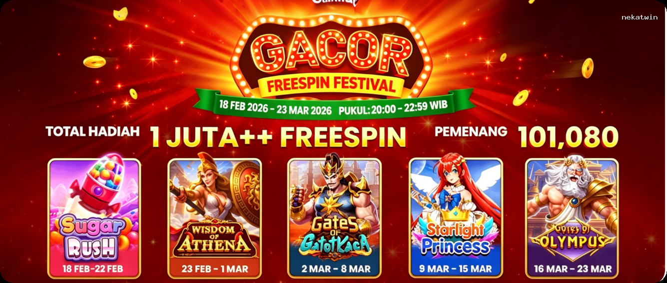Login nekatwin Sekarang Bonus Melimpah